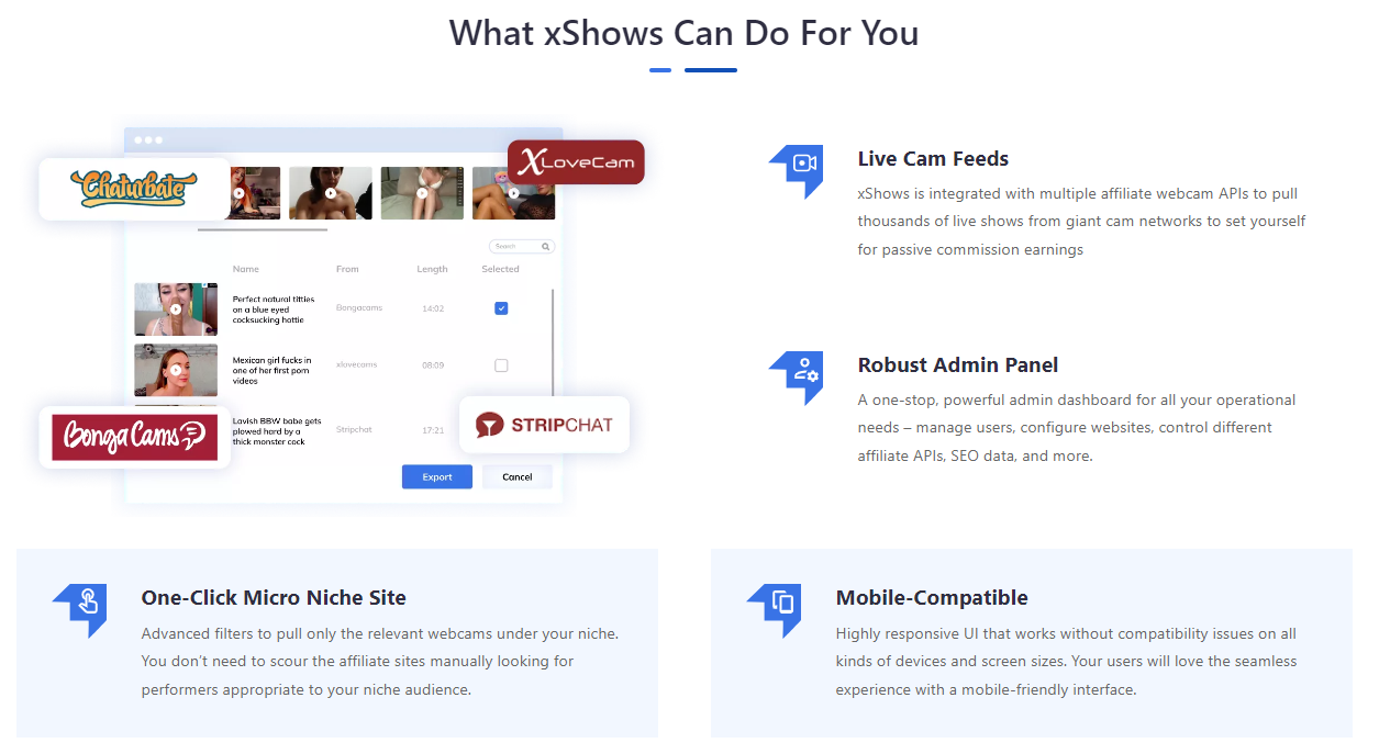 A rundown of Shows script benefits